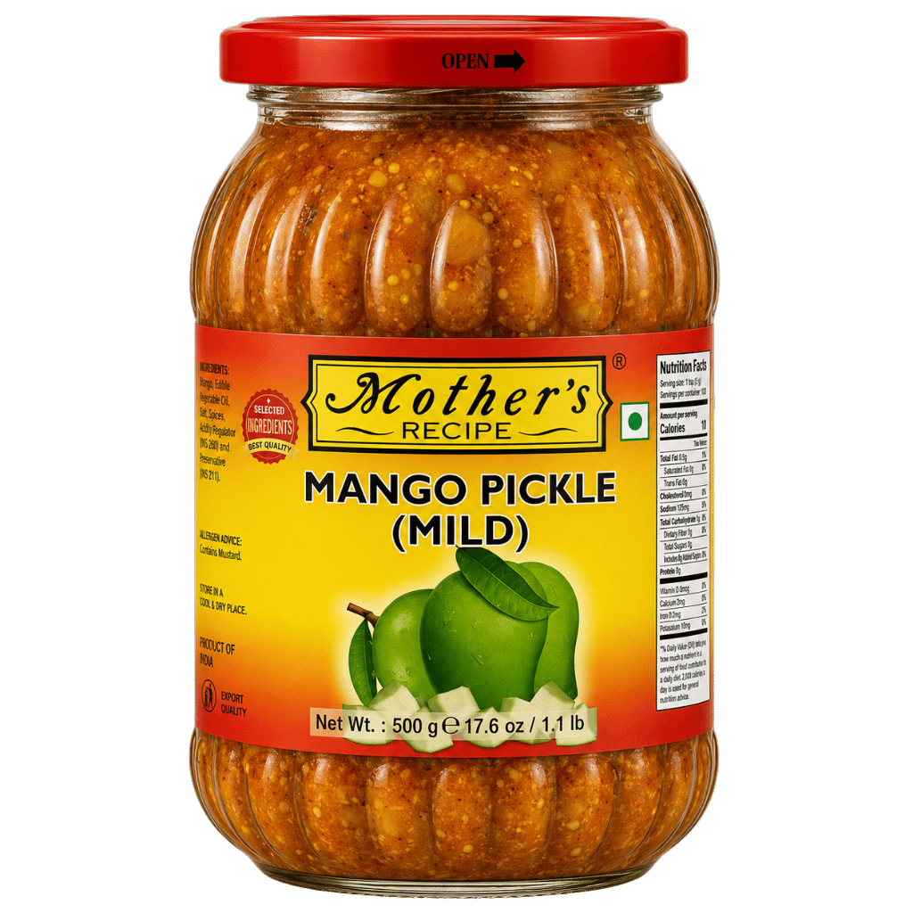 Mother's Recipe Mango Pickle Mild 500 g buy online USA - 1